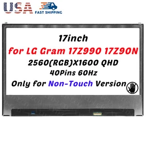 17inch 40Pins LCD Display Screen LGD05F8 for LG 17Z990 17Z90N-V 17Z90N-V.AA72A8 - Picture 1 of 5