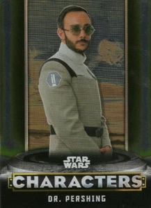 Topps Star Wars The Mandalorian Card C-7 Yellow Parallel Dr. Pershing - Picture 1 of 2