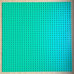 LEGO Base Plate PN 3811 - 10” Square - Bright Green - Very Good - Picture 1 of 1