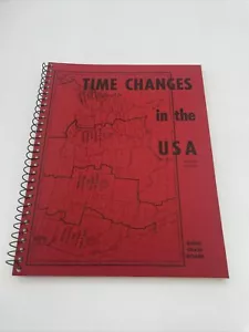 Time Changes in the USA Doris Chase Doane Revised Ed Ring Bound PB Book Asrology - Picture 1 of 8