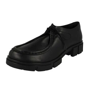 Damen-Schnürschuhe Clarks "Teala Wally" klobig schwarz Leder - Bild 1 von 18