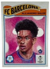 Topps UCL Living Set - Alejandro Balde #476 RC Rookie Card - FC Barcelona