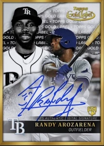 2020 Topps Gold Label RC Auto Rookie Signature RANDY AROZARENA Digital - Picture 1 of 1