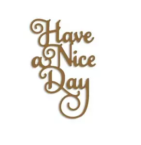 Have Nice Day Letter Metal Cutting Dies Stencils Scrapbooking Card Making craft - Picture 1 of 5