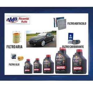 KIT TAGLIANDO ALFA ROMEO 159 1.9 JTDM 16V 150CV 110KW DAL 09/2005 + MOTUL 5W30 - Imagen 1 de 1