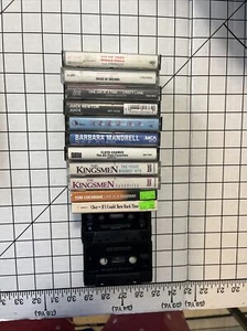 Vintage Lot 13 Classic Rock , Country & Christian Cassette Tapes - Picture 1 of 5