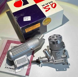 NEW in Box - OS Max 40 FP CL Control Line Engine + Muffler - Front Mount NVA - Picture 1 of 4