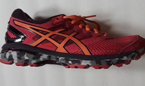 SNEAKERS DONNA ASICS GUIDANCE LINE FLUID RIDE ROSA CALDO ARANCIONE INDOSSATE SOLO UNA VOLTA!