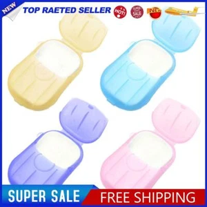 20pcs/Box Disposable Soap Papers Portable Travel Hand Washing Scented Slice - Picture 1 of 3