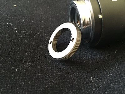 New D mount M16 x0.75 To C mount for Moive Lens to Camera Flate adapter - Image 1 of 4