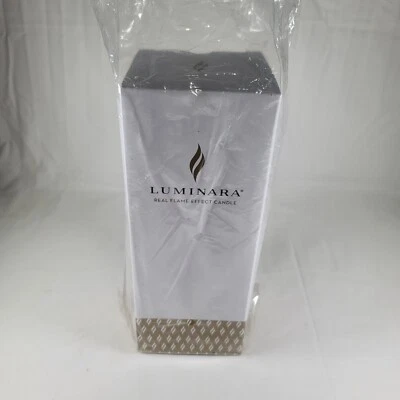 Vela pilar efecto llama real sin llama borgoña de 6 pulgadas Luminara ® Foto 1 de 4