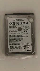 HITACHI 500GB Laptop Hard Drive HDD 2.5" 7200RPM SATA 3Gb/s 16MB Cache 7K750-500 - Picture 1 of 2