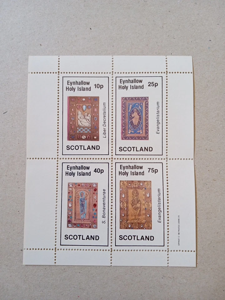 Scotland - Evangelist  Stamps Sheet Block MNH , Eynhallow Holly Island  - Image 1 of 1