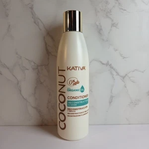 Kativa Coconut Conditioner 8,4 flüssige Unzen | Stellt Glanz & Stärke wieder her | Sulfatfrei - Bild 1 von 5