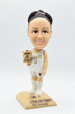 Lisa Harrison & Princess WNBA Basketball Bobblehead Doll Phoenix Mercury - Image 1 of 4