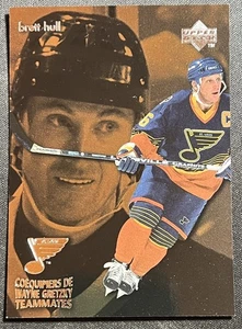 Brett HULL - 1998 McDonald's, Wayne Gretzky Teammates, St Louis Blues - Imagen 1 de 2