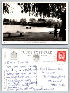 Northamptonshire - The Boating Lake, Billing Aquadrome - RP Publ. by Tuck - Imagen 1 de 1