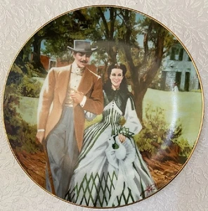 W.L. Placas de coleccionista George/Bradford - ¡Lote de dos placas Lo que el viento se llevó! - Imagen 1 de 4