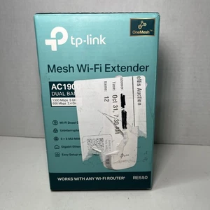 Extensor WiFi TP-Link AC1900 (RE550), cubre hasta 2800 pies cuadrados y 35 dispositivos - Imagen 1 de 7
