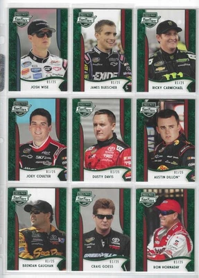 *2011 FanFare EMERALD PARALLEL #63 Ron Hornaday-#01/25! ONE CARD ONLY!* - Image 1 of 4