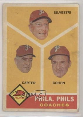1960 Topps Andy Cohen Ken Silvestri Dick Carter #466 Rookie RC - Image 1 of 2