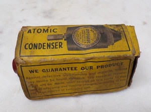 Old Bakelite Atomic Condenser-Box Majestic Engineering Detroit Michigan Ignition - Foto 1 di 10