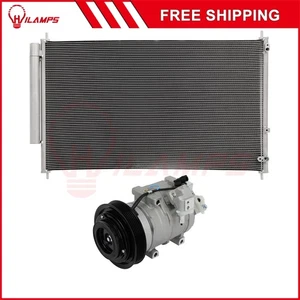 AC Condenser & AC Compressor Cooling Kit For 2011-2015 Honda Odyssey 3.5L V6 - Picture 1 of 9
