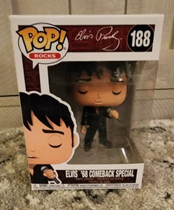 Elvis Presley '68 Comeback Special Funko Pop! Rocks No. 188 Brand New Unopened - Picture 1 of 8