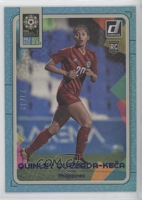 2023 Panini Donruss FIFA Women's World Cup Blue /99 Quinley Quezada-Keca #142 - Image 1 of 2