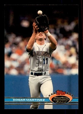 1991 Stadium Club #47a Edgar Martinez - Image 1 of 2