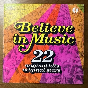 Believe In Music 22 Original Hits Original Stars Record LP Vinyl untested K-tel - Picture 1 of 5