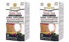 2 Pack of Hyleys Slim Tea Blackberry Flavor (25 Tea Bags)