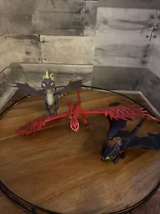 How To Train Your Dragon Purple Deadly STORMFLY ,Toothless,Hookfang 2013.(C8) - Picture 1 of 7