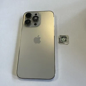 Marco de carcasa desnudo genuino OEM dorado 7/10 NO MAX para Apple iPhone 13 Pro - Imagen 1 de 7