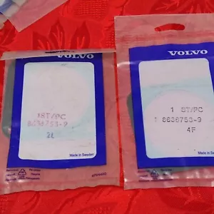 2X Genuine Volvo Fuel Injection Throttle Body Mounting Gasket 8636753 31430474 - Picture 1 of 6