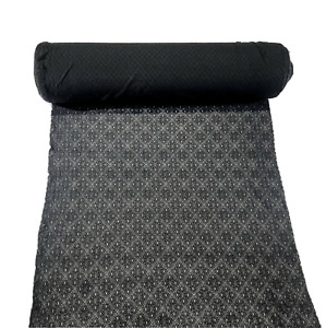 Black Diamond Shape Pattern Stretch Lace Apparel Fabric 44" Wide By The Yard