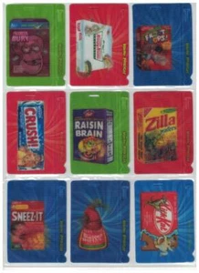 2012 WACKY PACKAGES ALL NEW SERIES 9 LENTICULAR MOTION BAG TAGS SET ALL 9 CARDS - Picture 1 of 1