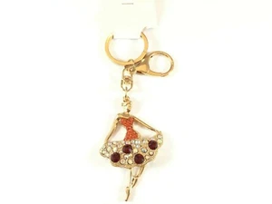 Crystal Shinny Beautiful Ballet Girl Keychain for Women Gift Accessory - Picture 1 of 1