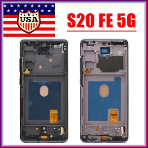 NEW OLED LCD Display Touch Screen Digitizer + Frame For Samsung Galaxy S20 FE 5G - Picture 1 of 8