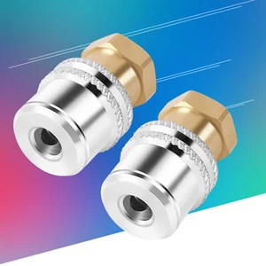 2Pcs Lock On Air Chuck 1/4NPT Closed Flow Brass Tire Air Chuck For Inflator NeRj - Picture 1 of 12