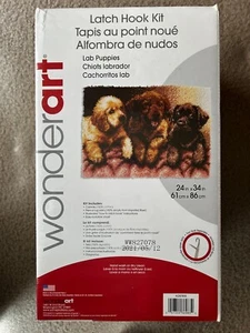 Kit de gancho de cierre Wonderart 24"X34" cachorros de laboratorio 057355369832 - Imagen 1 de 8