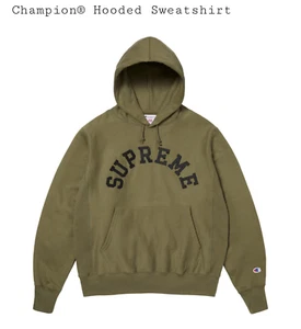Supreme x Champion Hooded Sweatshirt - Picture 1 of 4