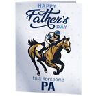 Joke Funny Horse Racing Fathers Day Card For Pa