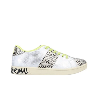 DESIGUAL Sneakers Argento Animalier Donna Tg 38 - Immagine 1 di 3