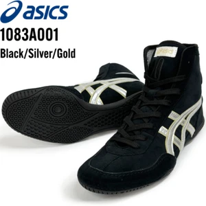 ASICS Wrestling Shoes 1083A001 EX-EO TWR900 Black Silver Gold Japan - Picture 1 of 11