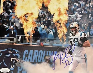 Luke Kuechly Signed Autographed Carolina Panthers 8x10 Photo JSA COA - Picture 1 of 2