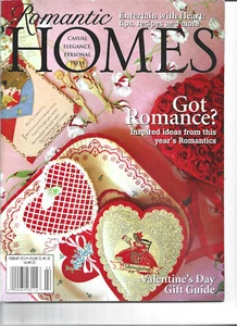 Romantic Homes Magazine Valentine's Day Issue 2010 February - Picture 1 of 1