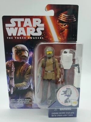 Figura de misión espacial Star Wars Resistance Trooper The Force Awakens 3,75 pulgadas Foto 1 de 2