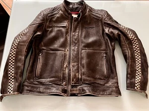 Giubbotto moto Vintage uomo pelle - Foto 1 di 10