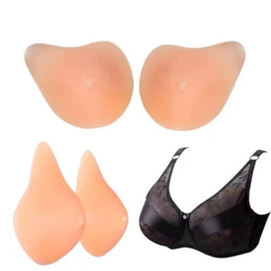 Mastectomy Silicone Fake Boob Prosthesis Breast Form Bra Insert Enhancer 1 Piece - Picture 1 of 12